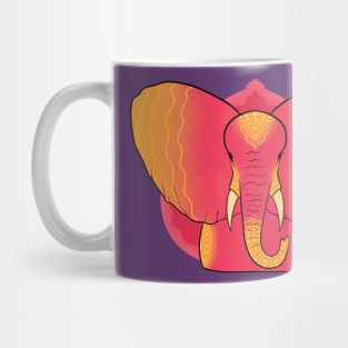 Sunset Elephant :: Safari Mug